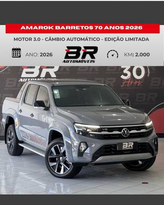 VOLKSWAGEN AMAROK 3.0 V6 TDI DIESEL BARRETOS 70 ANOS CD 4MOTION AUTOMÁTICO